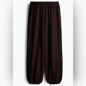 H&M Dark Brown Wide Leg Pants